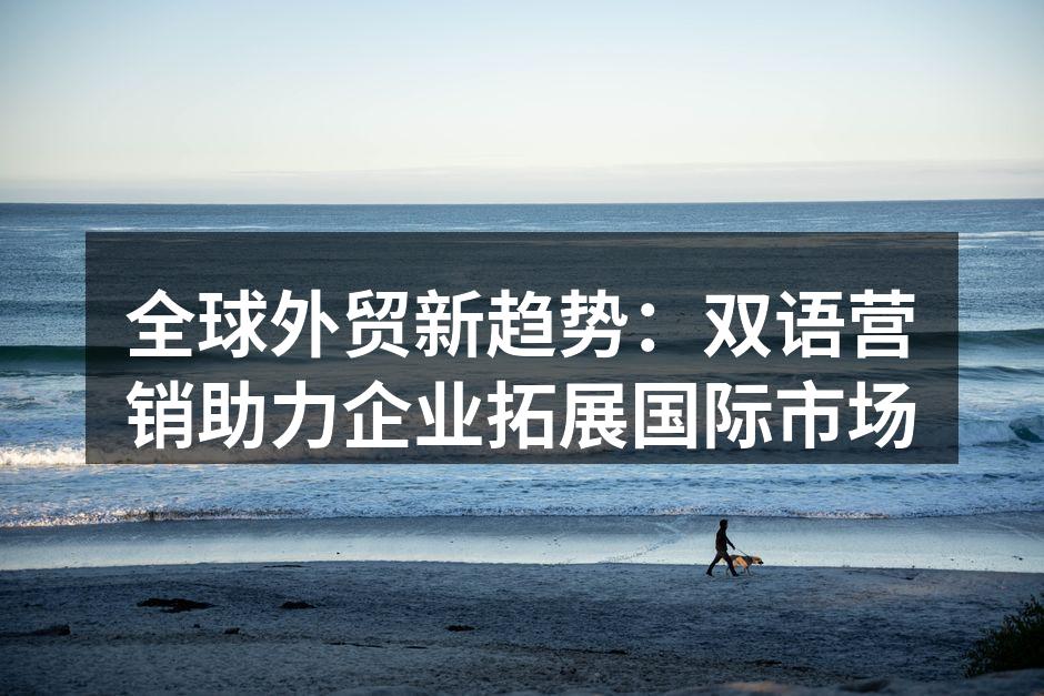 全球外贸新趋势：双语营销助力企业拓展国际市场